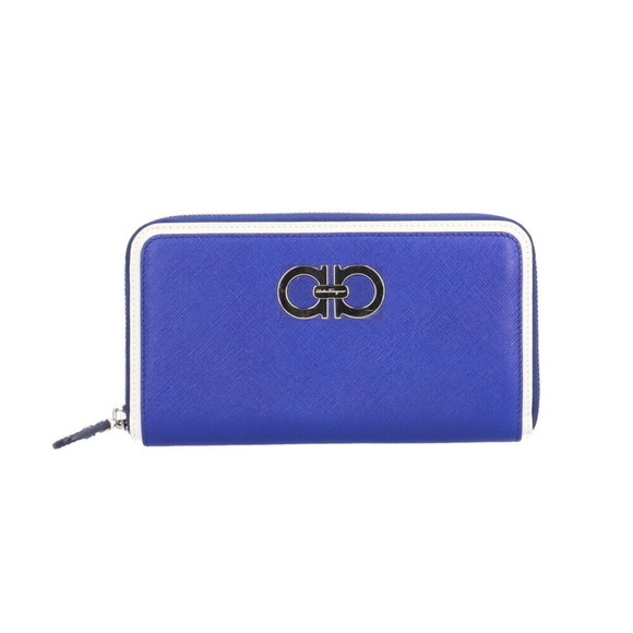 SALVATORE FERRAGAMO White Leather Wallet - Picture 1 of 6